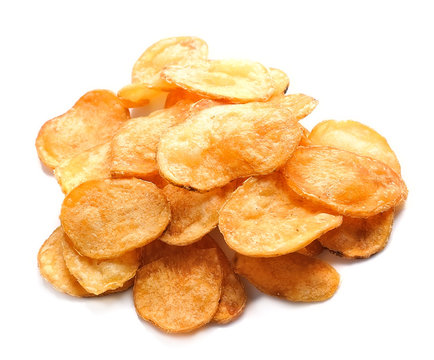 Crispy potato chips.