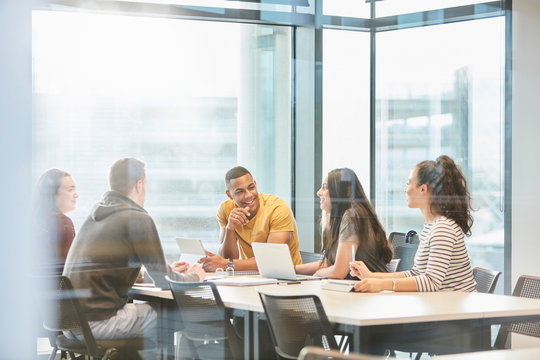 University students in study group