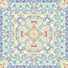 Light blue symmetric pattern