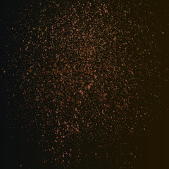 Dark grainy texture on black background. Vector illustration.