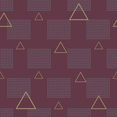 Abstract Geometric Seamless Pattern.