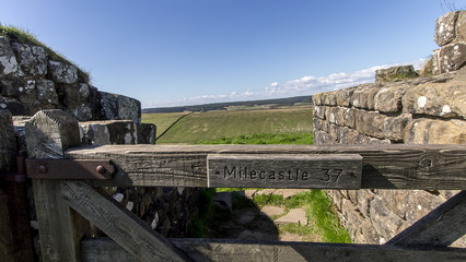 Mile Castle 37 - Hadrian's Wall near Steel Rigg in Northern England