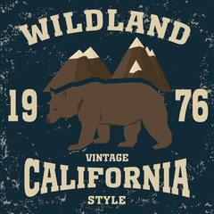 california vintage style
