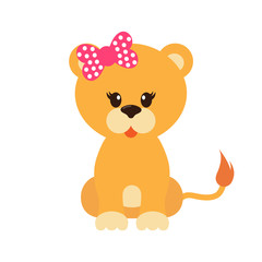 cartoon lioness