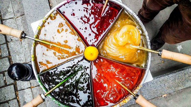 Turkish Street dessert ottoman paste macun tatlisi