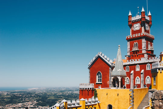 Pena National Palace In Sintra, Portugal