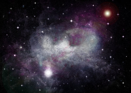 galaxy in a free space © marusja2