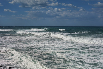 View to the Mediterranean sea.