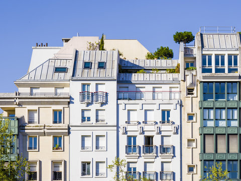 immeubles modernes &agrave; Paris