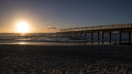 Gold Coast Australia - The Southport Spit - Sand Pumping Jetty at Sunrise