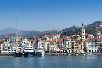 Fototapeta premium Imperia Oneglia harbor
