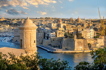 Grand Harbour, Valletta, Malta - obrazy, fototapety, plakaty