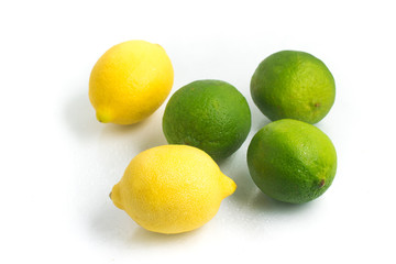 Green and Yellow Lemon or Lime.