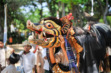 Fototapeta na wymiar バリ島の伝統舞踊