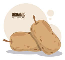 organic healthy food nutrition vector illustration eps 10