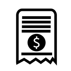 Invoice bill icon