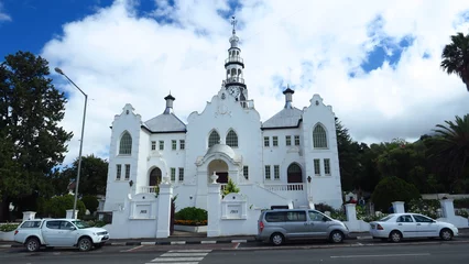 Fototapeten Moederkerg, holländisch reformierte Kirche in Swellendam, Overberg, Südafrika © Christian
