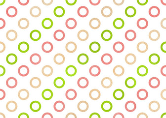 Watercolor circles pattern.