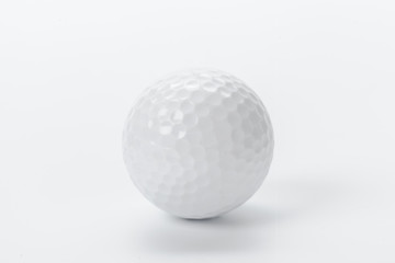 golf equipment isolated on white