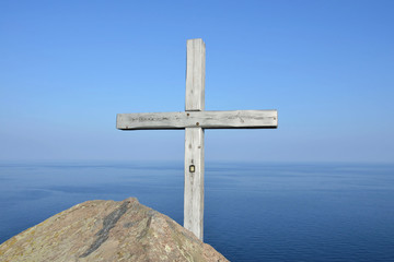 Cross on the rock