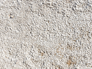 Light gravel on the street