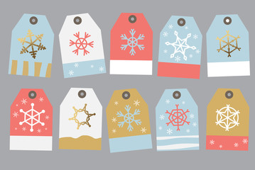 Collection tag on the gift