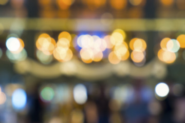 defocused bokeh light, abstract background at night photo