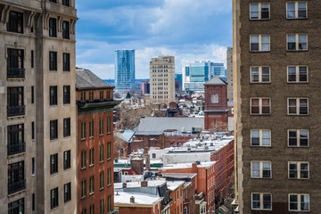 Fototapeta premium View of buildings in Center City, Philadelphia, Pennsylvania.