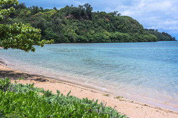 Fototapeta na wymiar North Shore coast, Kauai, Hawaii