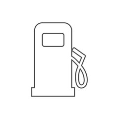 Car refueling illustration