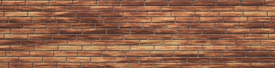 Brick wall, brick background, 3d rendering
