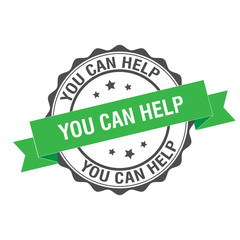 You can help stamp illustration
