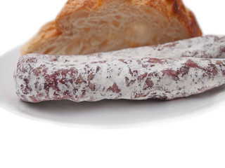 french bread and sausage