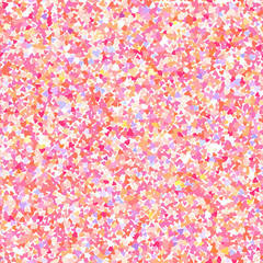 Seamless colorful vector hearts pattern. Texture for cover, paper, gift, fabric, textile. Ornament for Valentines Day.