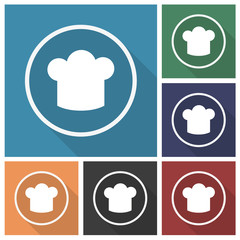 Button - Set - Schatten - Koch Mütze
