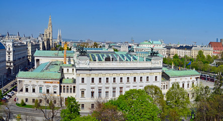 Obraz premium Parlament in Wien