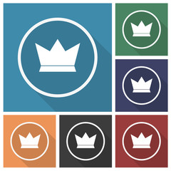 Button - Set - Schatten - Krone König