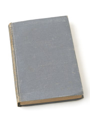 blank gray hardcover book