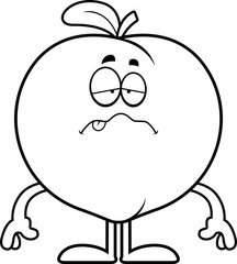 Sick Cartoon Peach