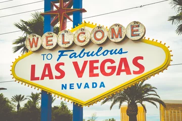 Foto op Canvas Welcome to Fabulous Las Vegas sign, Las Vegas Strip, Nevada, USA © JFL Photography