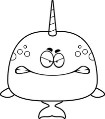 Angry Cartoon Narwhal © corythoman