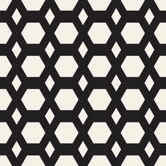 Vector Seamless Pattern. Abstract Geometric Background Design. Stylish Lattice Texture..