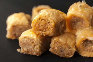 traditional eastern desserts on the table