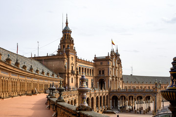 Fototapeta na wymiar Spanien - Andalusien - Sevilla - Plaza de Espana