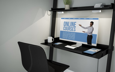 shelve desktop online courses website