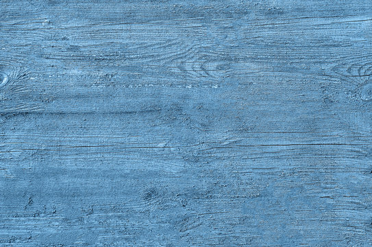 abstract bright blue painted wood background pattern texture