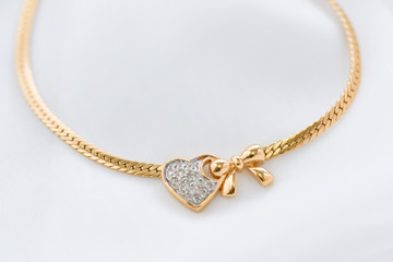 gold necklace