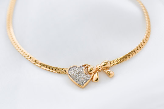 gold necklace