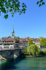 Skyline Bern die Stadt in der Schweiz im Sommer