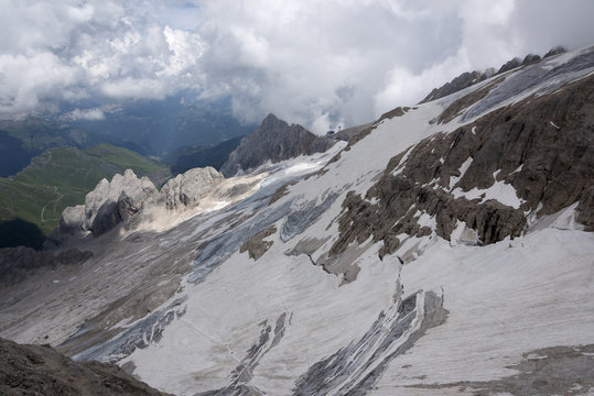 Marmolada, Italy, Europe, Trentino, Dolomites, Alps, Fassa Valley,
